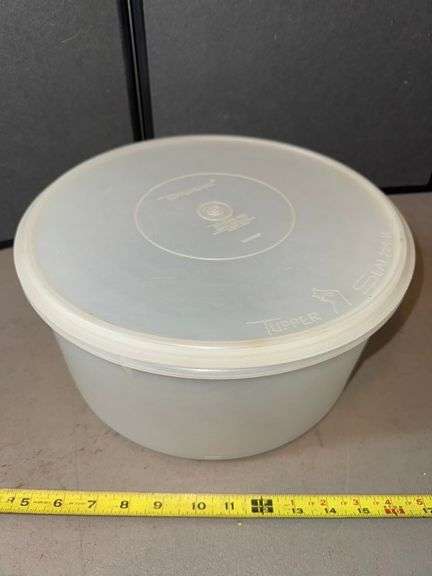 Tupperware container • Basement
