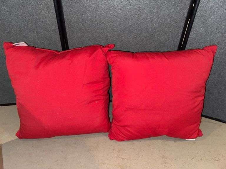 Sunbrella pillows • Basement