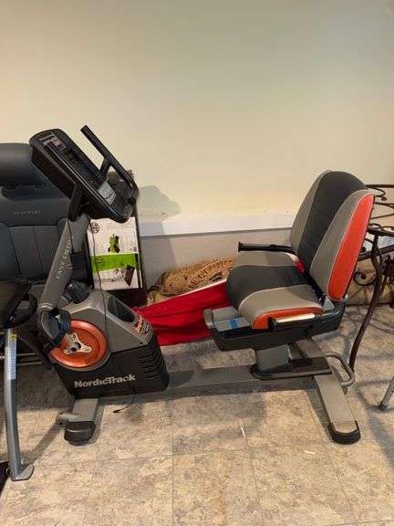 Nordic track exercise bike • Basement