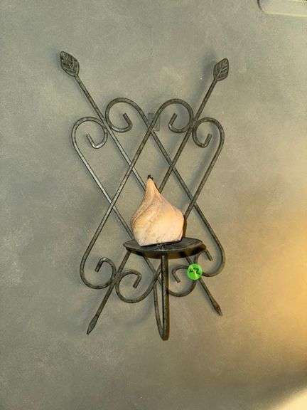 Candle holder sconces • (2) • 16x10 • Living room