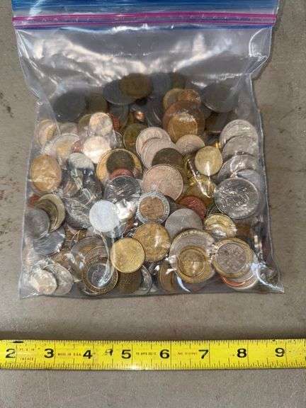 Foreign and other coins • Sun room