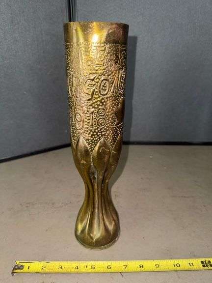 Argonne 1918 vase • 13.5” • Garage