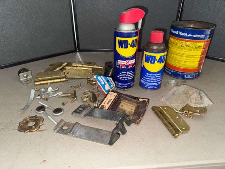 Hardware and wd-40 • Garage