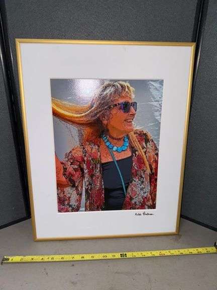 Framed signed photograph • 16x20.5 • Sun room