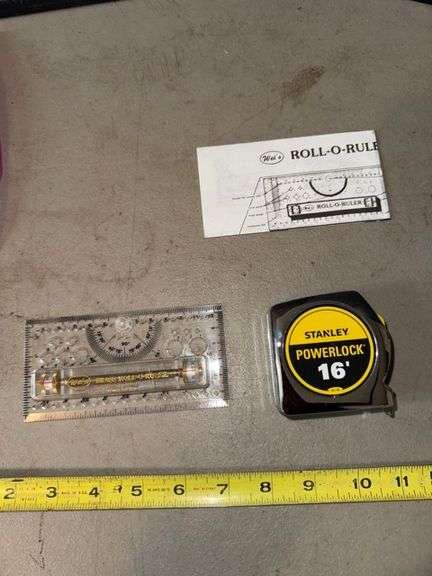 Roll o ruler and tape measure • Basement