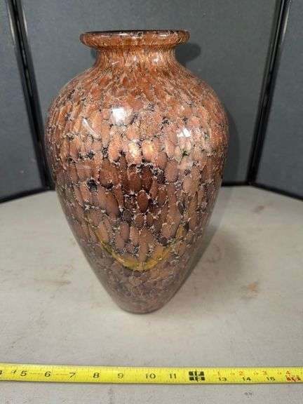 Decorative vase • 13” • Sun room