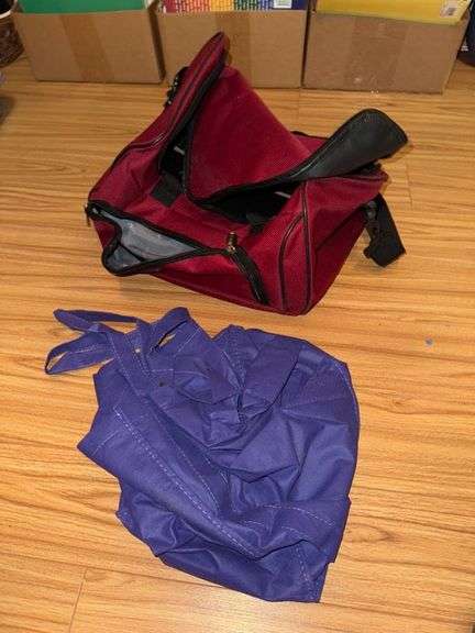 Duffel bag and tote • Bedroom