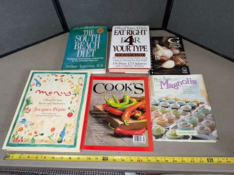 Cook books • Sun room