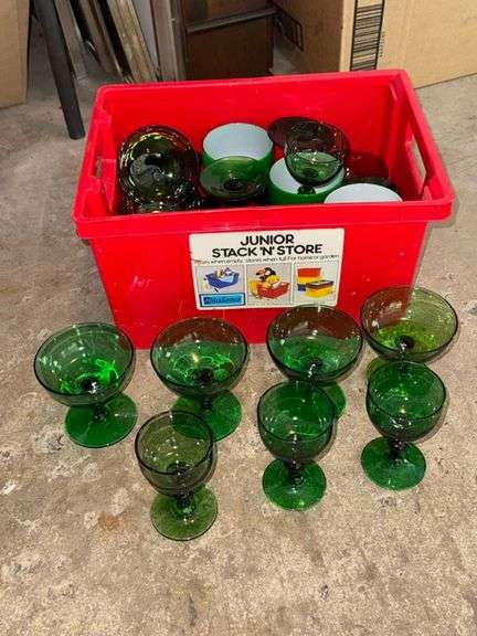 Green goblets • Garage