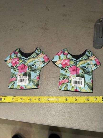 Tommy bahama camp shirt beverage holders • New w/ Tags • Basement