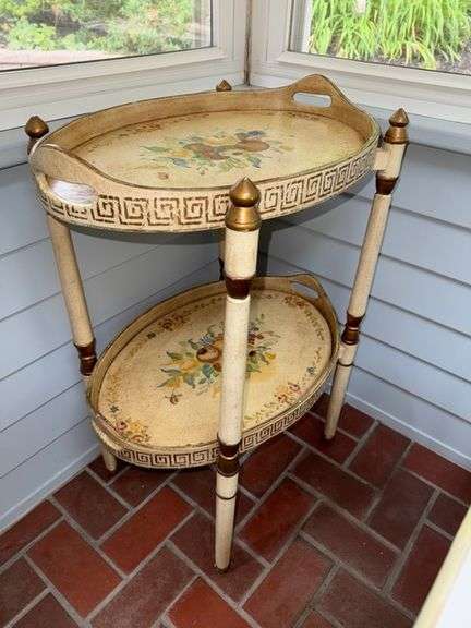Two tier stand • 24x17x30 • Sun room