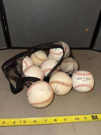 Sof-T-Ball baseballs • Basement
