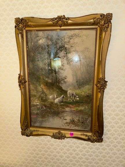 Framed wall decor • 21x29 • Upstairs
