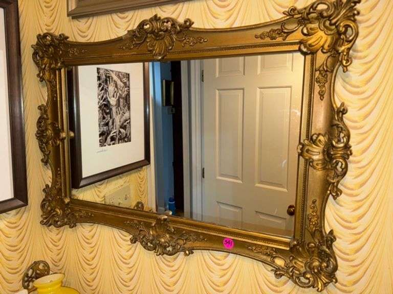 Framed mirror • 33x23 • Bathroom