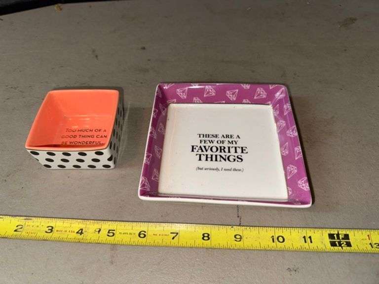 Trinket bowl and plate • Basement