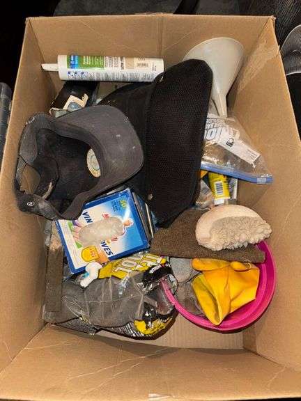 Miscellaneous box lot • Basement