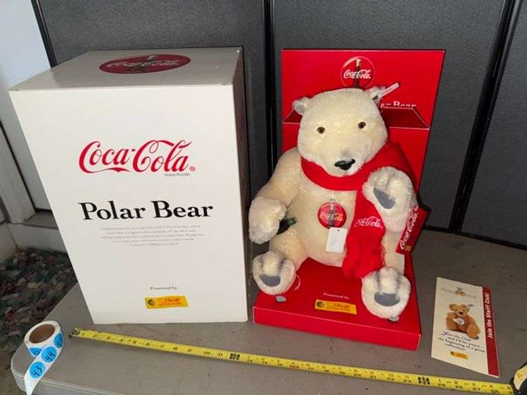 Steiff Coca-cola polarbear • New in Box • Garage