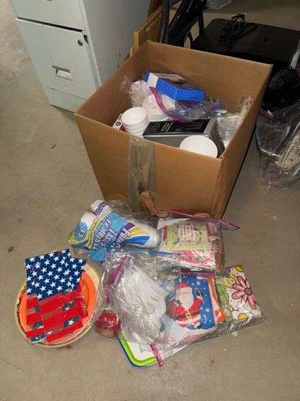 Paper and plastic goods • Basement