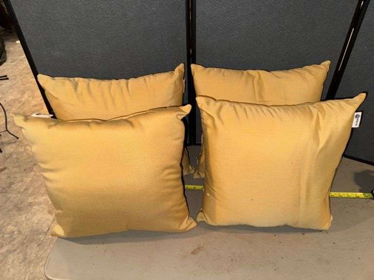 Sunbrella pillows • Basement