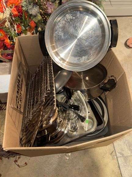 Kitchen pots and pans • Basement