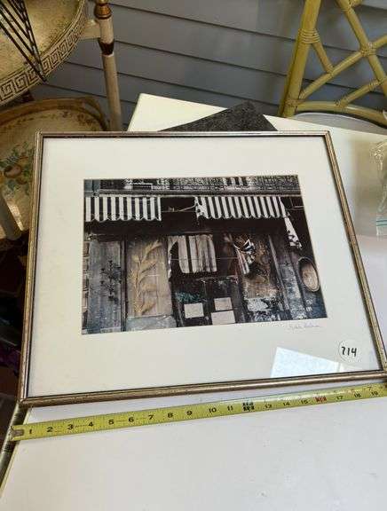 Signed by Local Photographer Framed Photo. 17 x 20. Sunroom