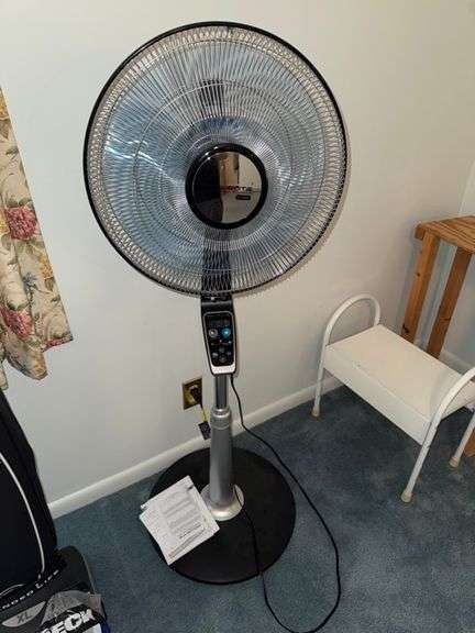 Rowenta turbo silence extreme fan with remote • Works • Bedroom 1