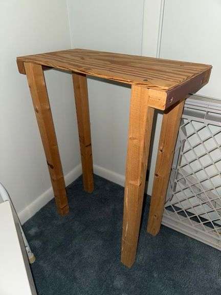 Wooden table • 20.5x10.5x27 • Bedroom 1
