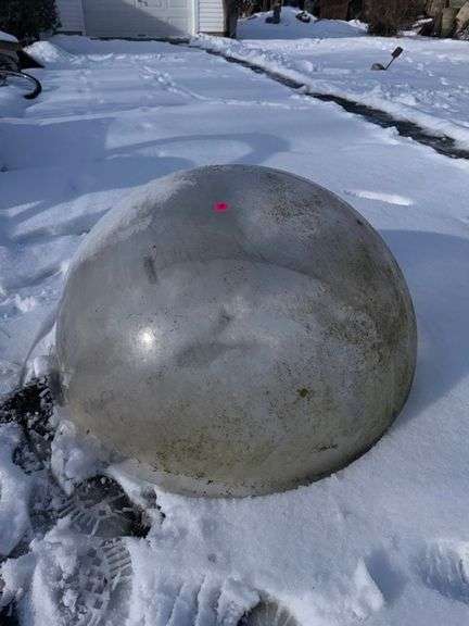 Skylight can be repurposed as green house dome • Approx19x36 • Outside- front