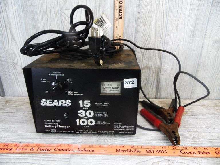 Sears Battery Charger Dunker Auction
