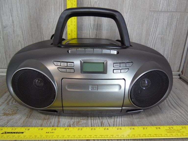 Insignia MultiFuntion Bluetooth Stereo Boombox Works Dunker Auction