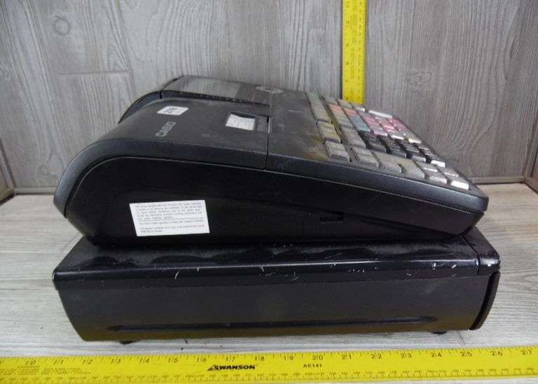 Casio Electronic Cash Register PCRT500 Lights Up Dunker Auction