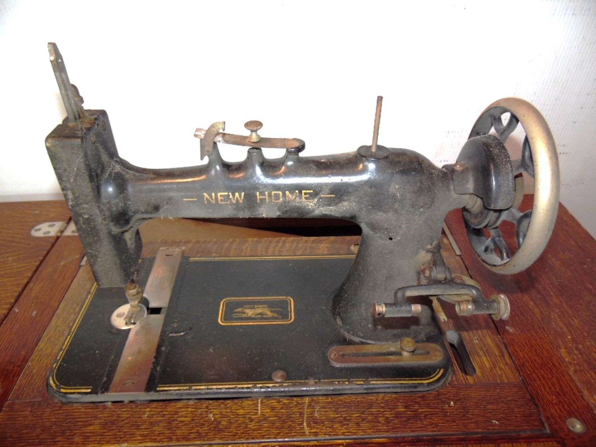 New Home Treadle Sewing Machine: 49