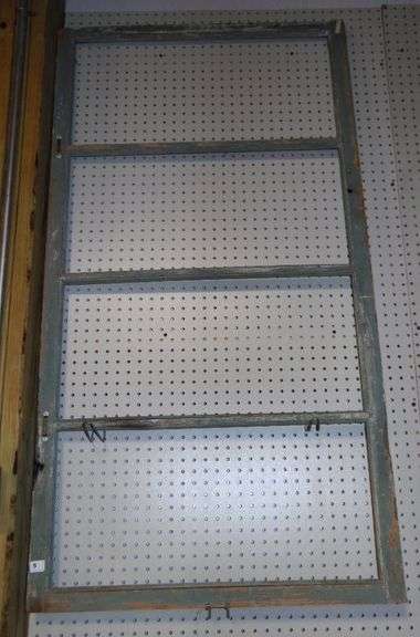 Window Frame with No Glass: 31" x 56 1/2"