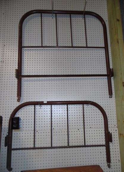 Metal Twin Bed: Three wheels are bad & one is missing