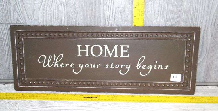 Home Wall Tin Sign