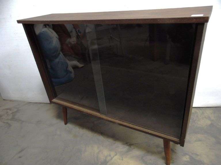 MCM Display Case With Sliding Glass Doors 36" x 10" x 30" Dunker