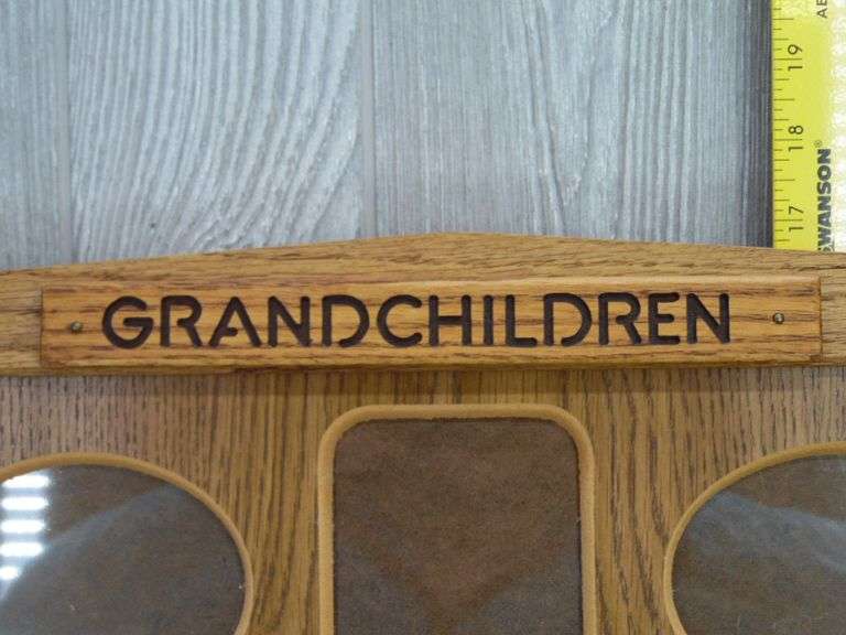Grandchildren Wall Frame, 5 x 7 & 8 x 10 Picture Frames Dunker Auction