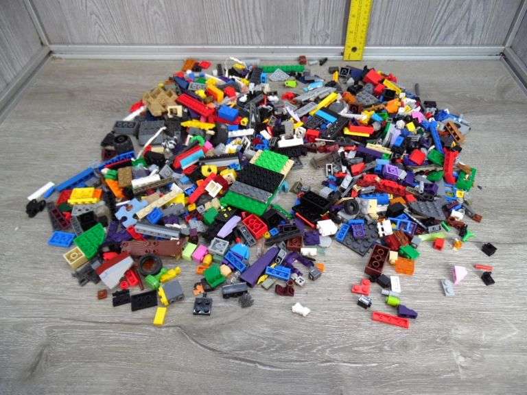 Q-BRICKS Mattoncini Trasparenti 1000 Pezzi 1x1 | Blocchi Da Costruzione Sciolti | Conforme Norme EN71 | Ideali Per Hobby E Asili