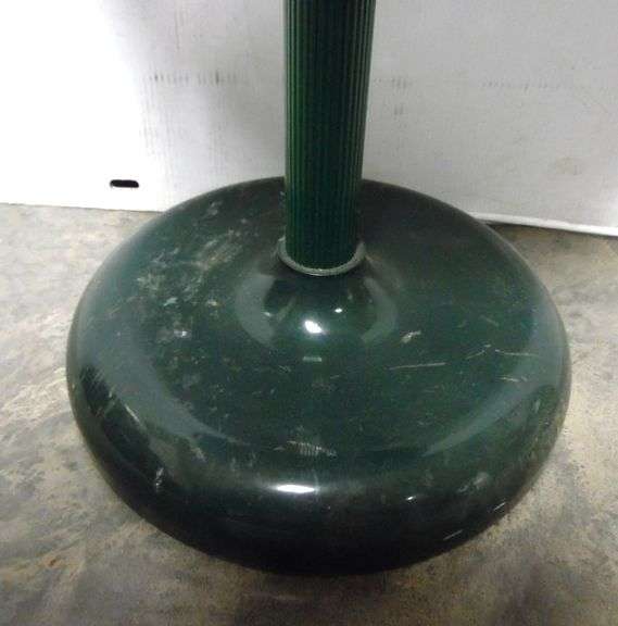 Green Floor Lamp (Plastic:  54" Tall, Shade has dent