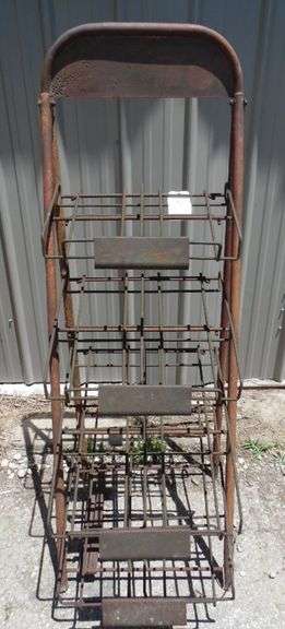 Coca Cola Display Rack - 20" x 17" x 56"