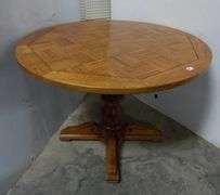 Adjustable Coffee/Card Table (40" Wide Top Adjustable Height 29 1/2" & 4-Chairs On Rollers (40" x 29