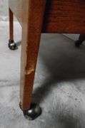 Adjustable Coffee/Card Table (40" Wide Top Adjustable Height 29 1/2" & 4-Chairs On Rollers (40" x 29
