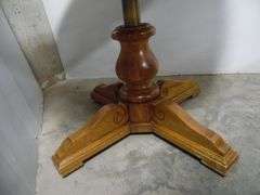 Adjustable Coffee/Card Table (40" Wide Top Adjustable Height 29 1/2" & 4-Chairs On Rollers (40" x 29