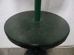 Green Floor Lamp (Plastic:  54" Tall, Shade has dent