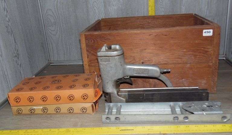 Wood Crate, Paslode Nail Gun, P Traps