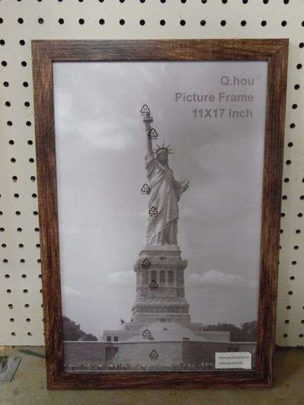 The Ten Commandments & Wood Frame 11" x 17"