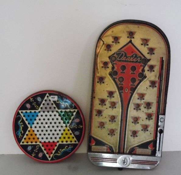 Dealer Game & Checkerboard - Boards Only - No Pieces