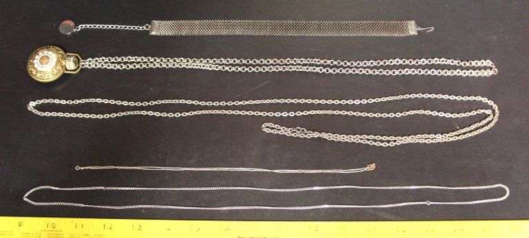5 - Necklaces: 1-Necklace has a Perfume Bottle