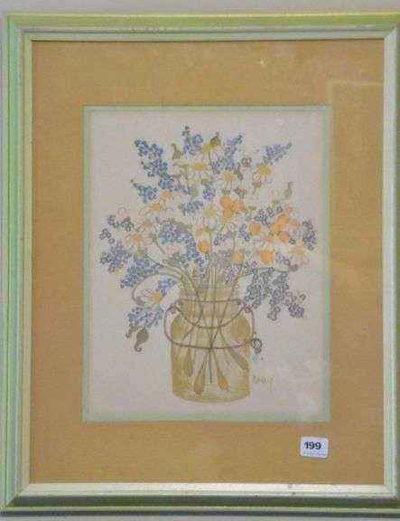 Wall Art - Daisies In A Jar