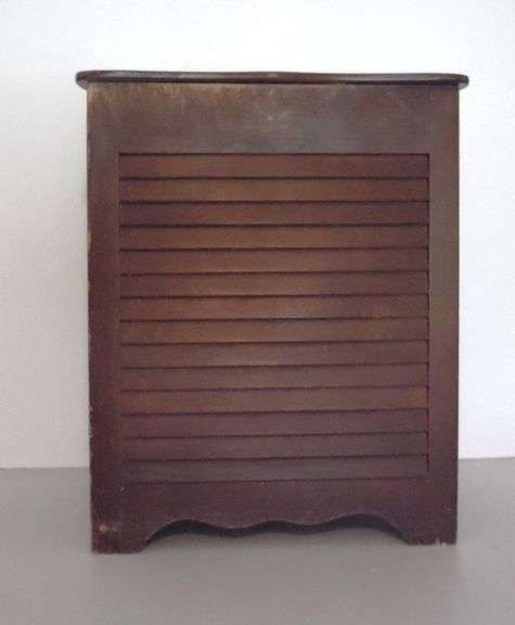 Wood Clothes Hamper - 21 1/2" x 11 1/2" x 25 1/2"